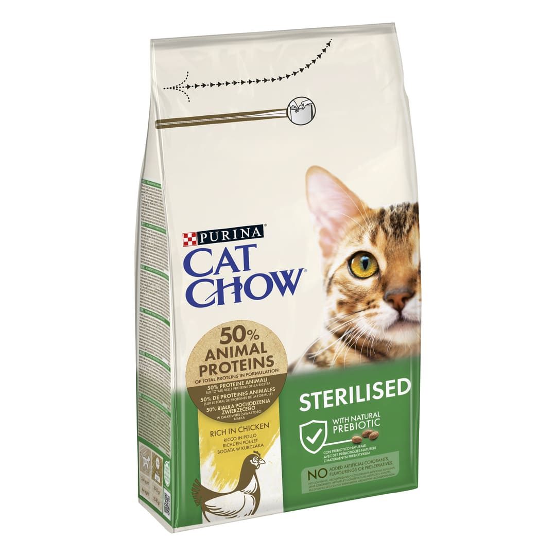 Purina Cat Chow Sterilisead Frango 15Kg