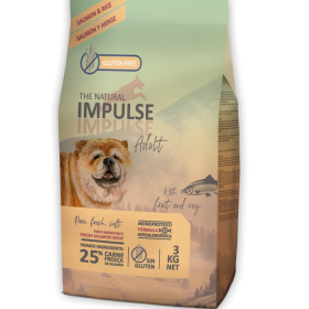 The Natural Impulse Cão Adulto Salmão