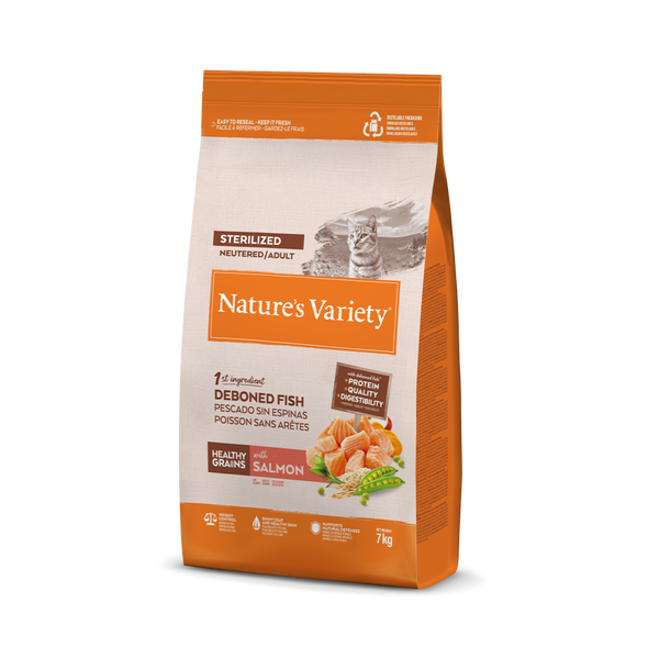 HEALTHY GRAIN STERILIZED SALMÃO 7KG